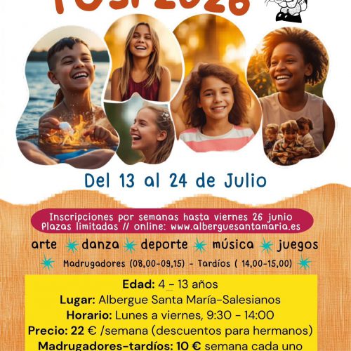 Cartel Campamento Rural Tosi 2026